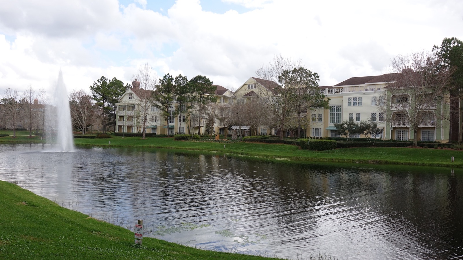 Disney's Saratoga Springs Resort & Spa | The View Of the Lake Outside Disney's Saratoga