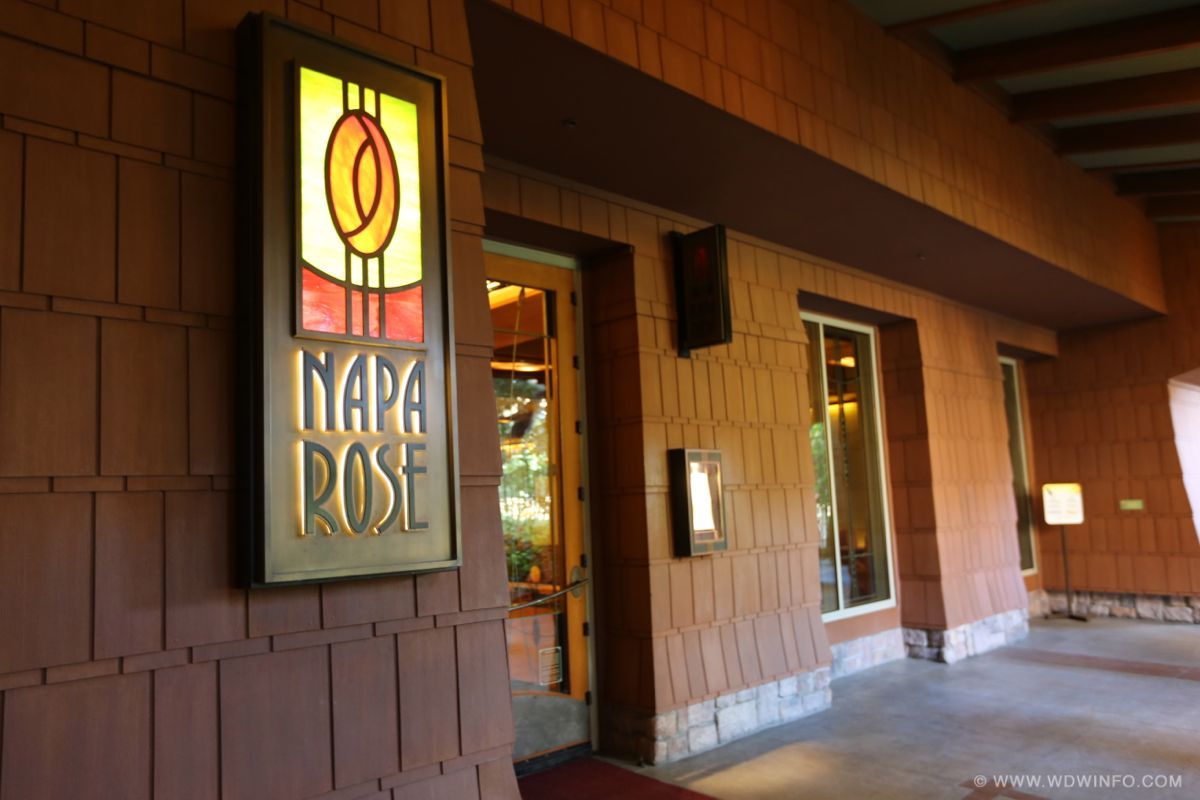 Napa Rose | Signage of Napa Rose Restaurant In Their Entrance