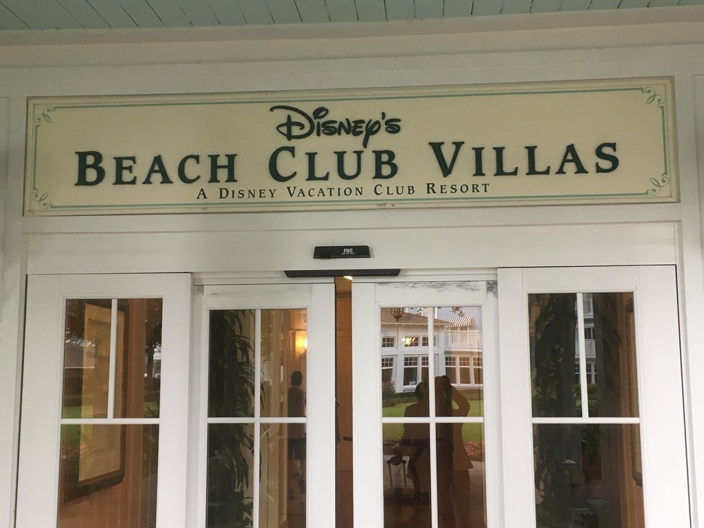 DVC Properties | Beach Club Villas Sign At the Entrance