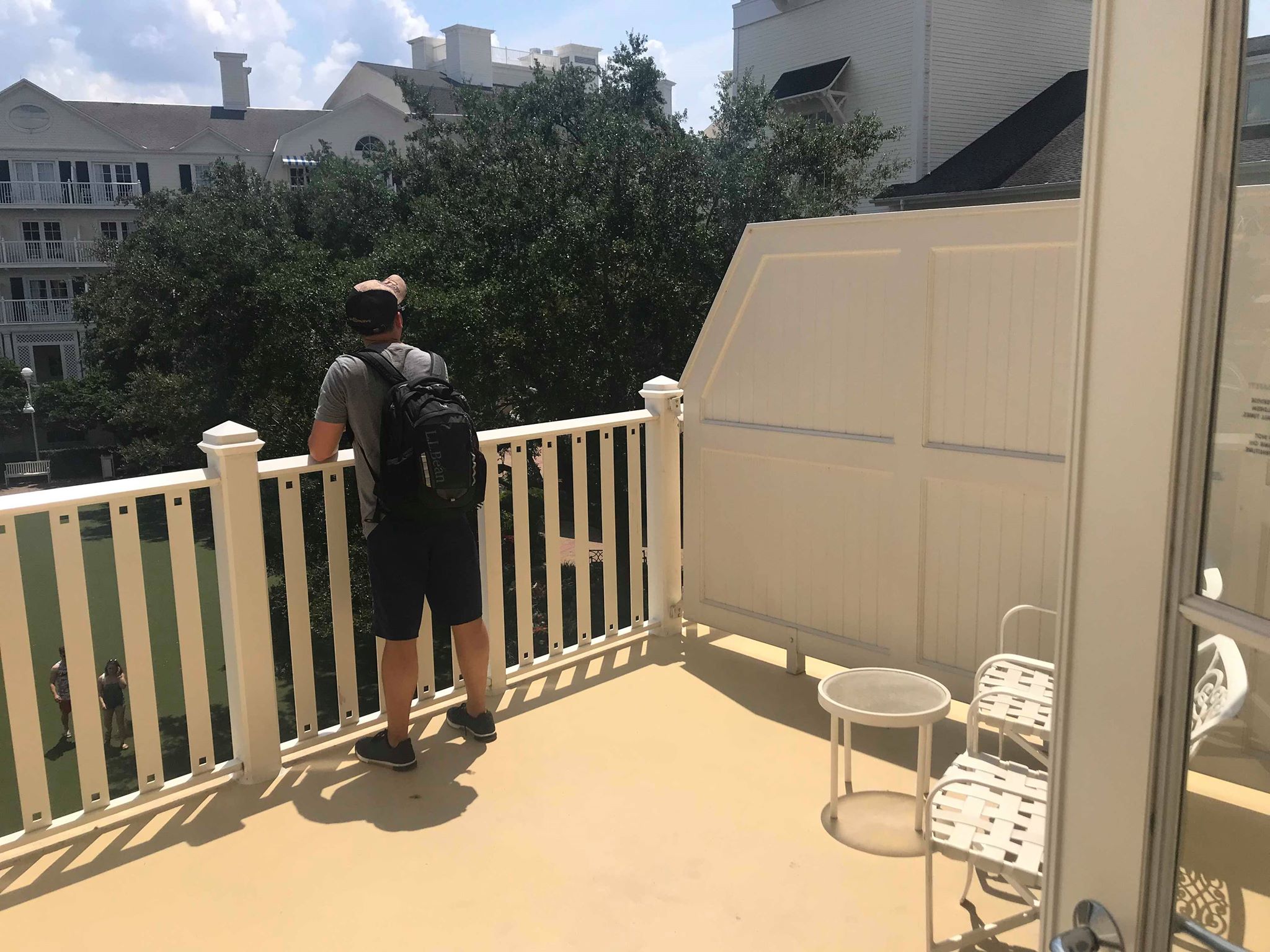 Boardwalk Villas Deluxe Studio | A Man In A Balcony