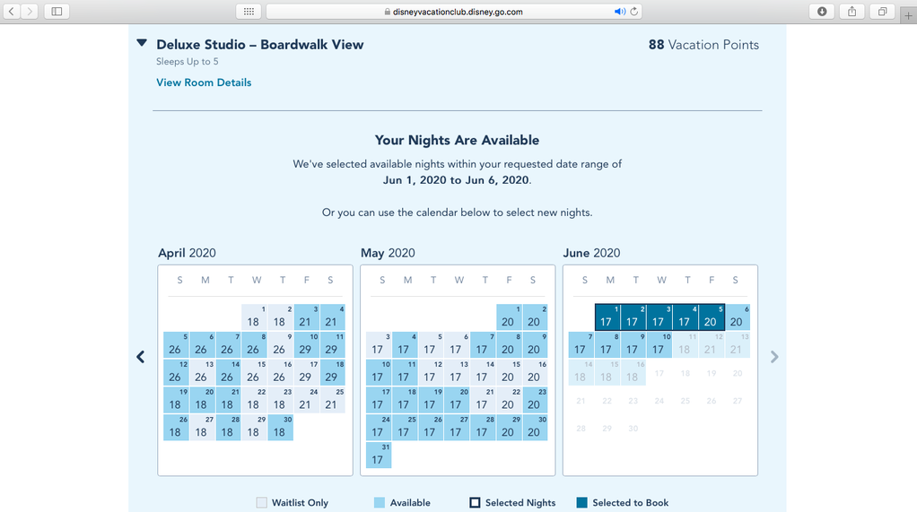 DVC Member | Resort Activity Tool