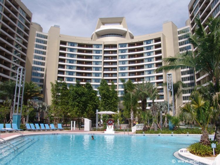 Disney Vacation Club | View Of Bay Lake Tower from the Pool