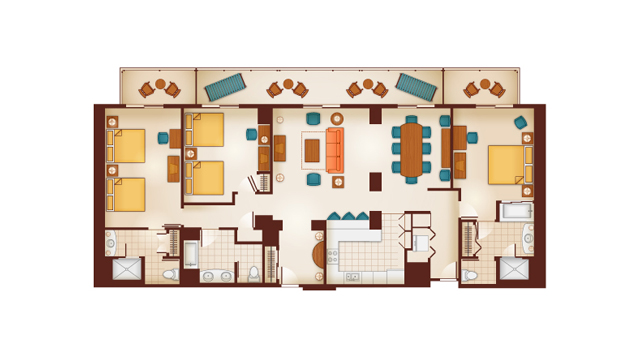 Aulani - Grand Villa Floor Plan