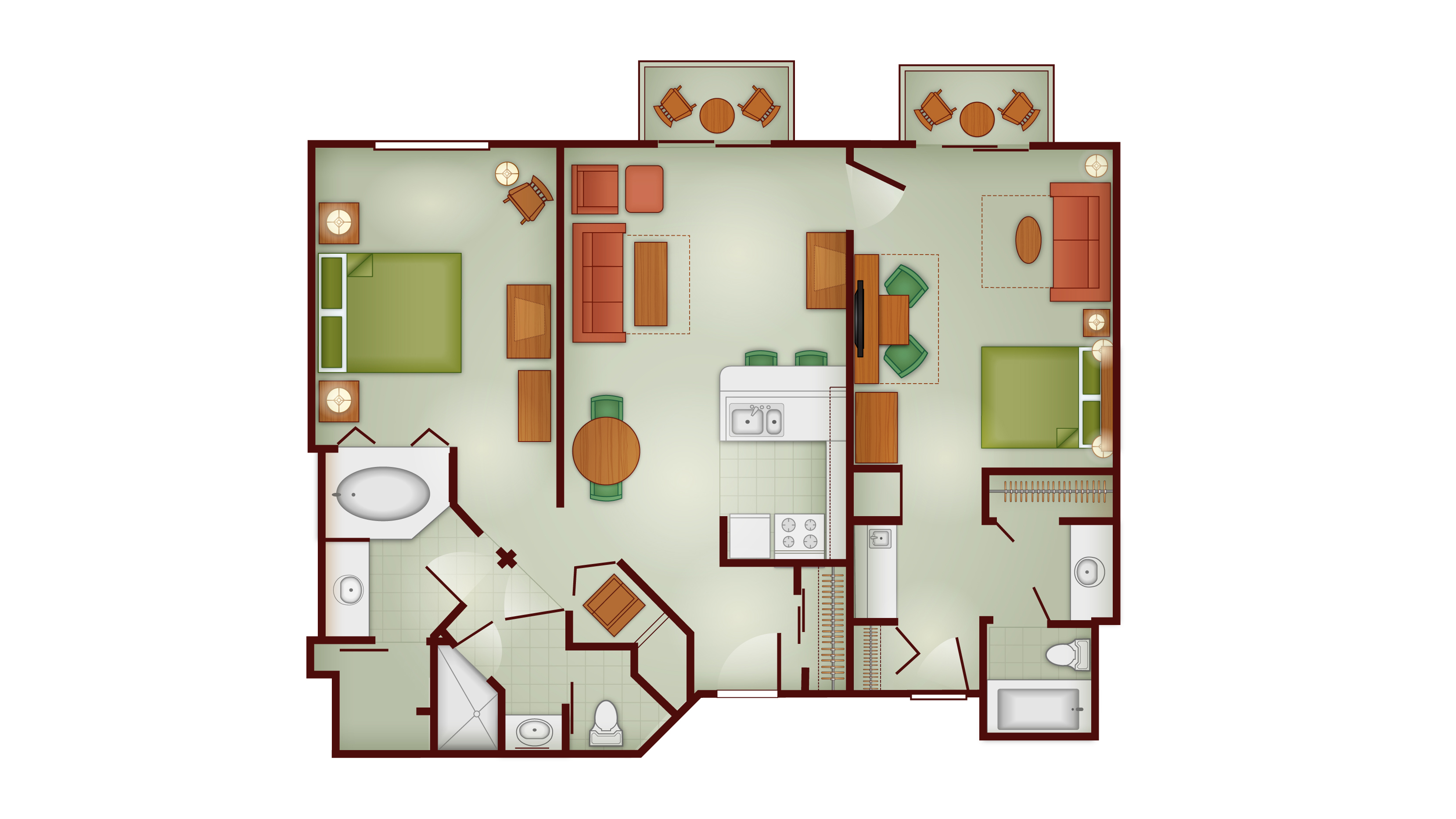 Boulder Ridge - Two Bedroom Lock-Off