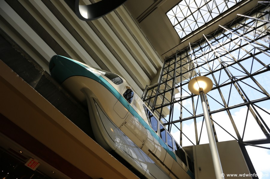 Transportation | Bottom View Of A Bullet train Like Inside A Building 