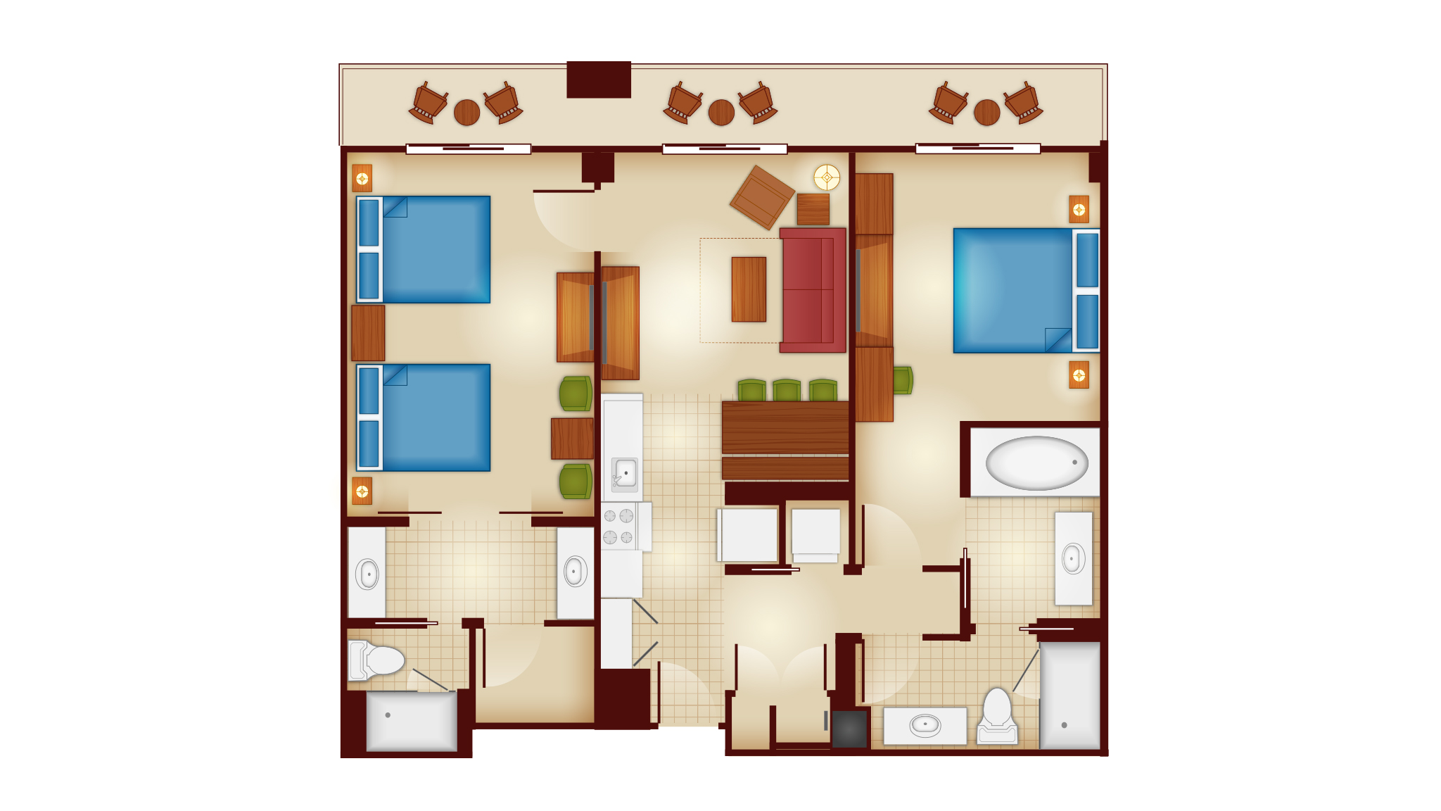 Copper - Dedicated Two Bedroom