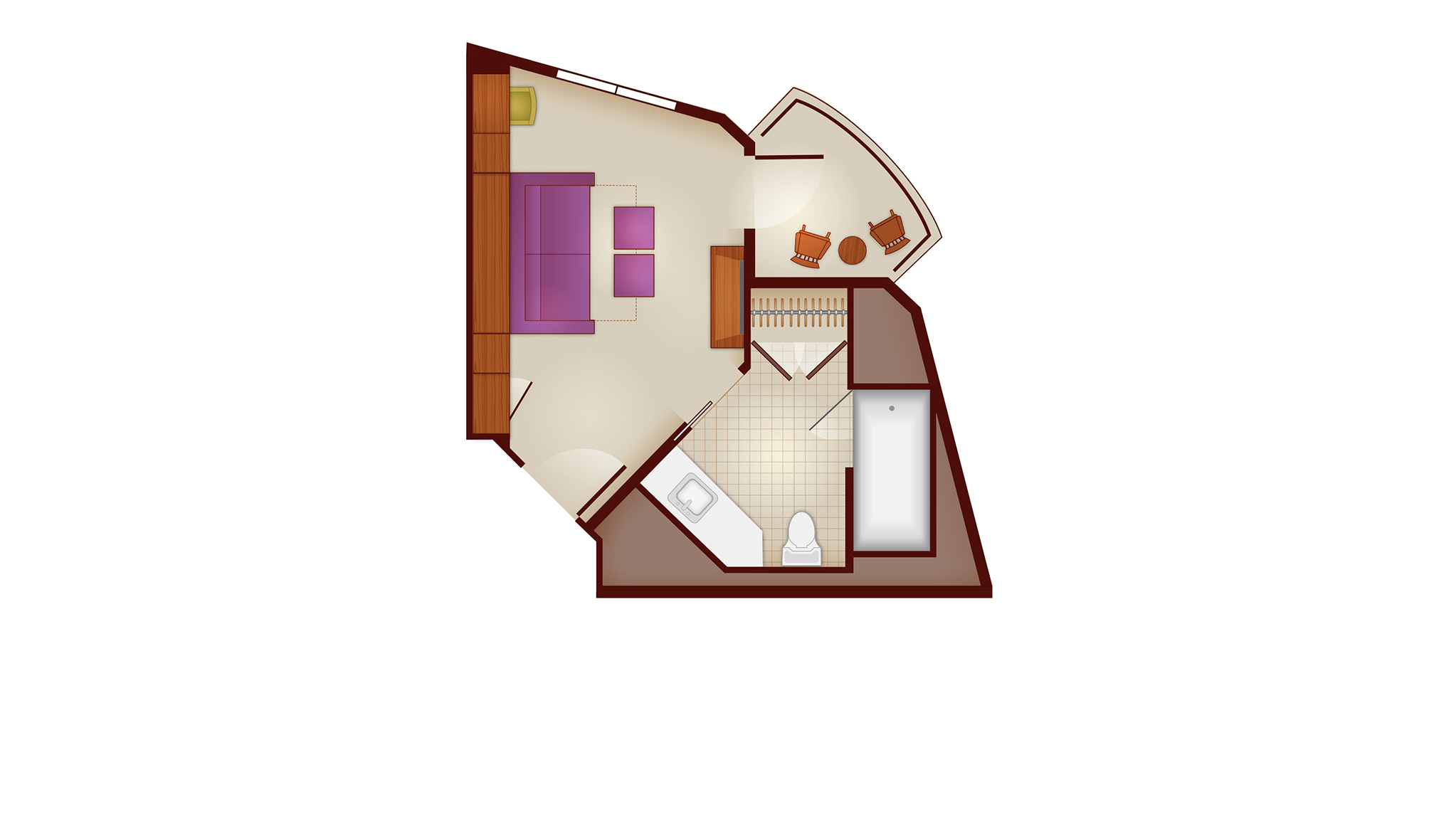 Riviera - Tower Studio Floor Plan