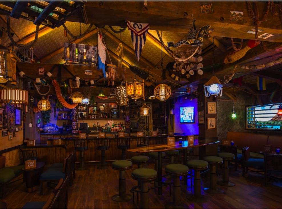 DVC Listing | Interior of Trader Sam’s Grog Grotto and Tiki Bar
