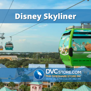 Disney's Skyliner Resort Transport | A Skyliner Car Entering Disney