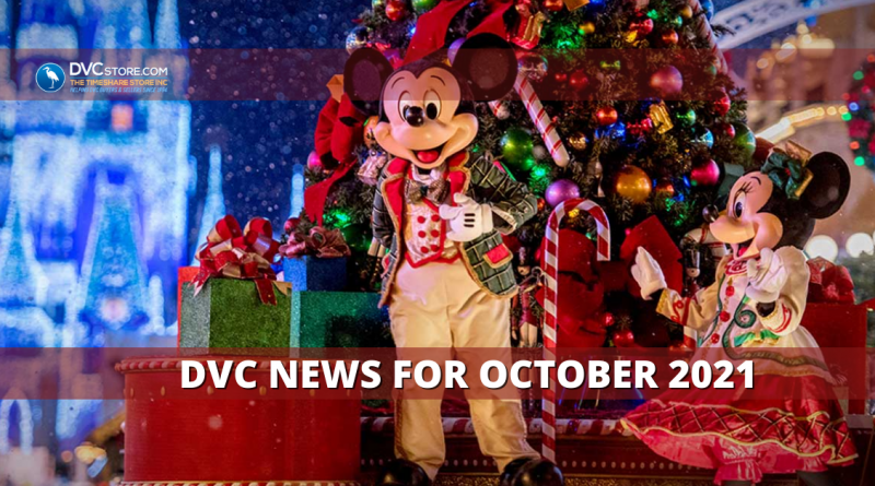 DVC News for November 2021 | Disney World in Christmas