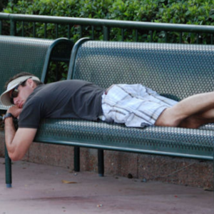 Less Intense Trip | DVC Member Napping at Disney