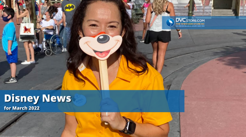 DVC News for March 2022 | Disney Worker Wearing Disney Mask