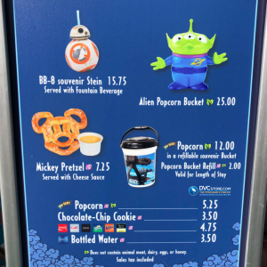 Disney Prices | Disney Menu