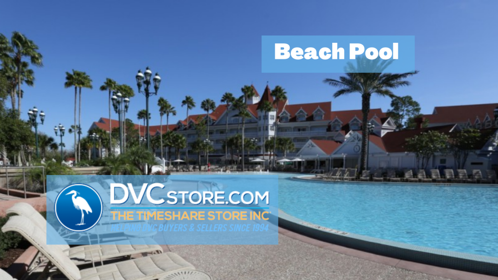Ranking the Best DVC Resort Pools | Beach Pool At The Villas At Disney's Grand Floridian Resort & Spa
