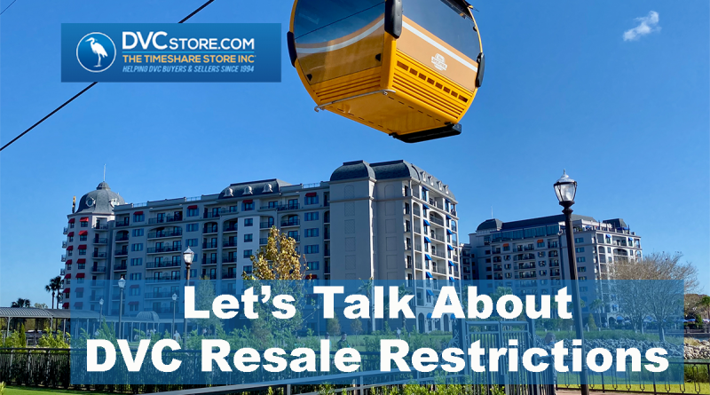 DVC Resale Restrictions