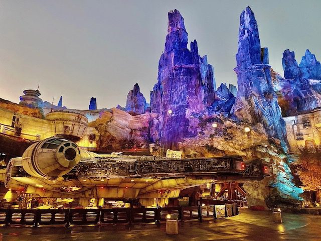 The Millennium Falcon in Batuu