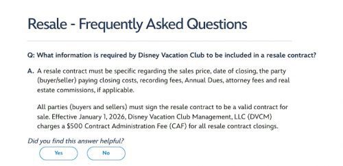DVC Member Website Update