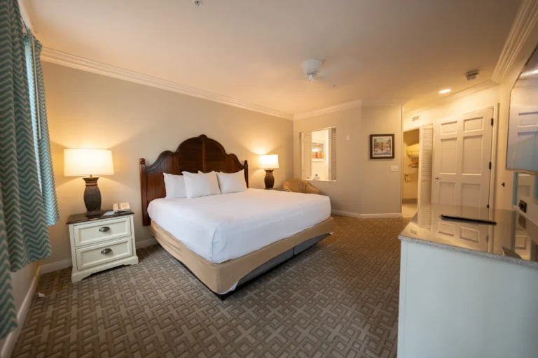 Old Key West resort bedroom in the one-bedroom villa